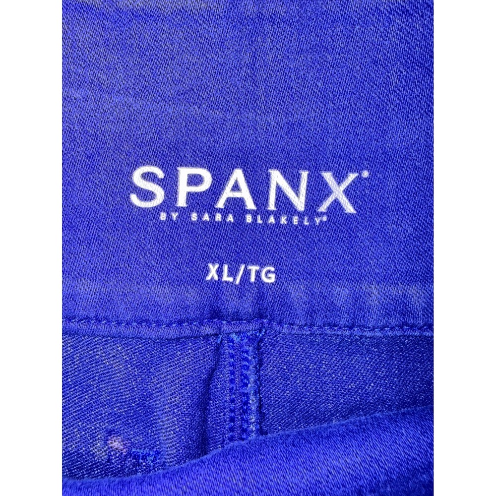 Spanx Denim Leggings Blue Lapis High Waisted Skinny Jeans XL 2066‎ NEW - Picture 3 of 10